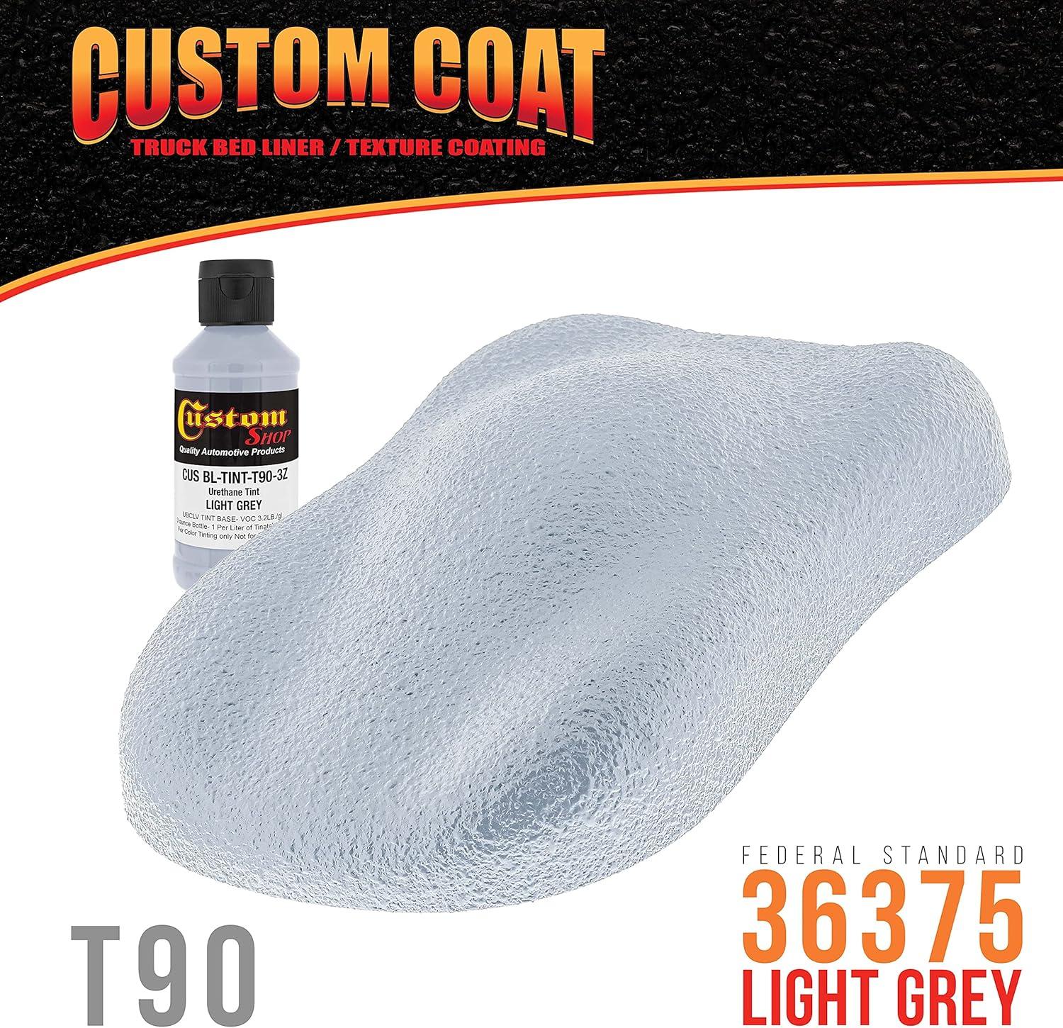 imageCustom Coat Camouflage Series 3 Ounce Olive Drab Federal Standard Color 34094 Urethane Tint Concentrate for Tinting Truck Bed Liner Coatings  Epoxy ResinLight Gray