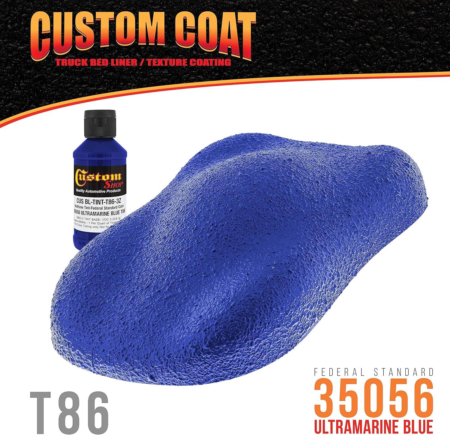 imageCustom Coat Camouflage Series 3 Ounce Olive Drab Federal Standard Color 34094 Urethane Tint Concentrate for Tinting Truck Bed Liner Coatings  Epoxy ResinUltramarine Blue