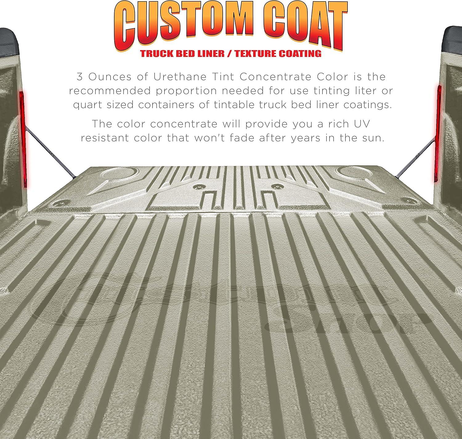 imageCustom Coat Camouflage Series 3 Ounce Olive Drab Federal Standard Color 34094 Urethane Tint Concentrate for Tinting Truck Bed Liner Coatings  Epoxy ResinGray Green