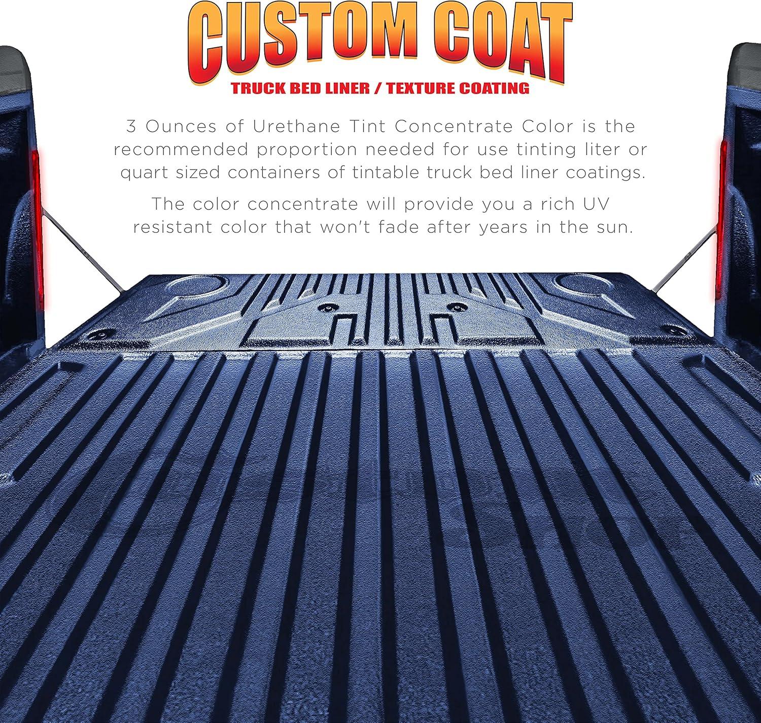 imageCustom Coat Camouflage Series 3 Ounce Olive Drab Federal Standard Color 34094 Urethane Tint Concentrate for Tinting Truck Bed Liner Coatings  Epoxy ResinNavy Blue