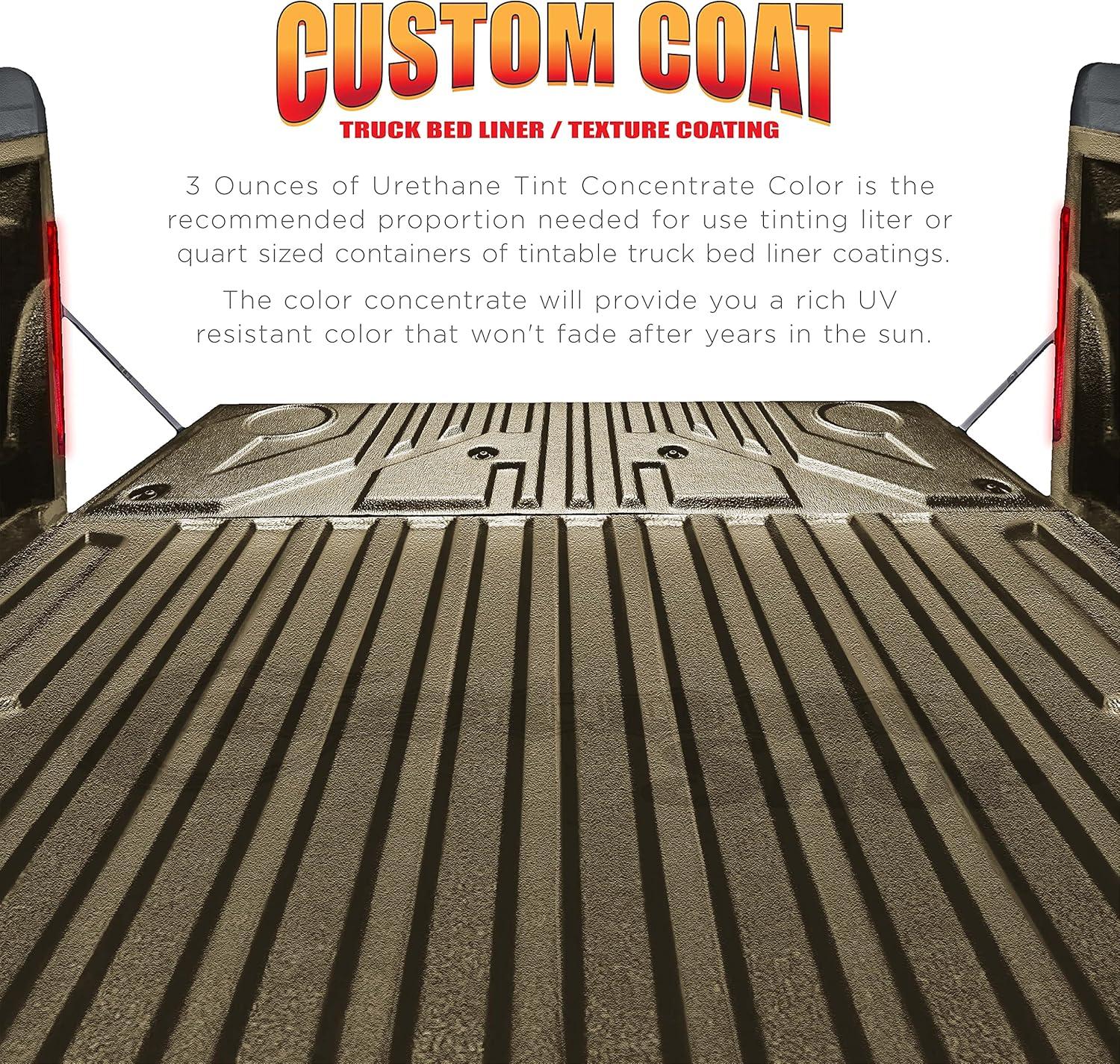 imageCustom Coat Camouflage Series 3 Ounce Olive Drab Federal Standard Color 34094 Urethane Tint Concentrate for Tinting Truck Bed Liner Coatings  Epoxy ResinAuthentic WWII Olive Drab