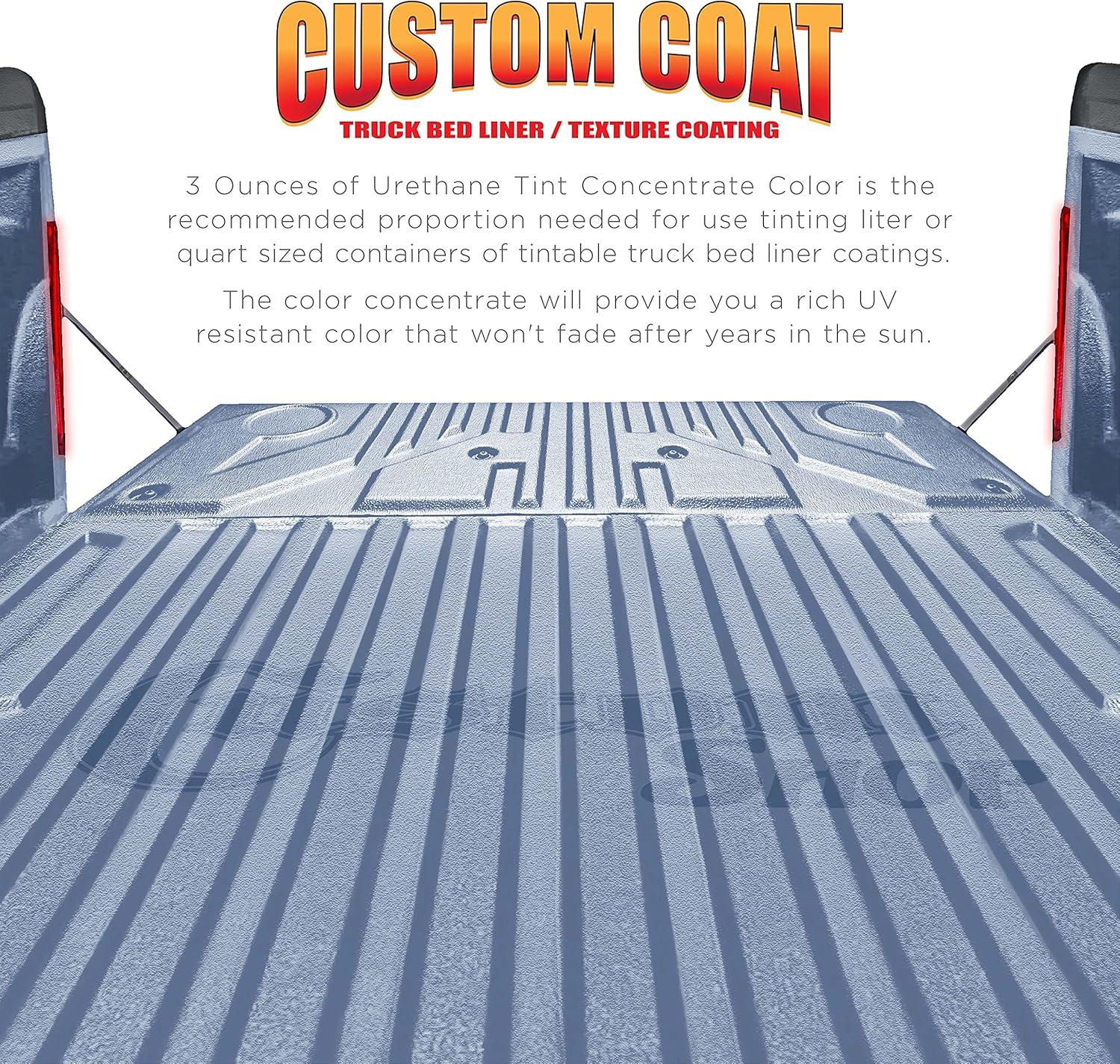 imageCustom Coat Camouflage Series 3 Ounce Olive Drab Federal Standard Color 34094 Urethane Tint Concentrate for Tinting Truck Bed Liner Coatings  Epoxy ResinCamo Medium Blue
