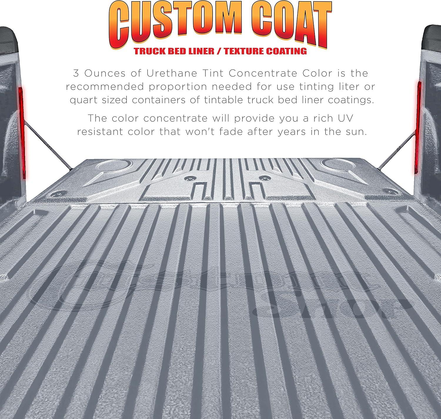 imageCustom Coat Camouflage Series 3 Ounce Olive Drab Federal Standard Color 34094 Urethane Tint Concentrate for Tinting Truck Bed Liner Coatings  Epoxy ResinAircraft Gray