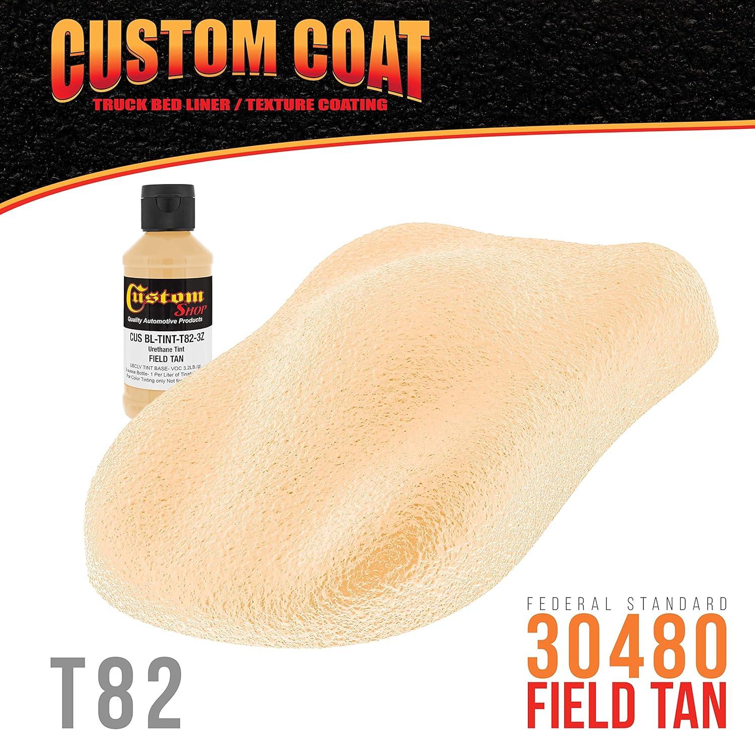 imageCustom Coat Camouflage Series 3 Ounce Olive Drab Federal Standard Color 34094 Urethane Tint Concentrate for Tinting Truck Bed Liner Coatings  Epoxy ResinField Tan