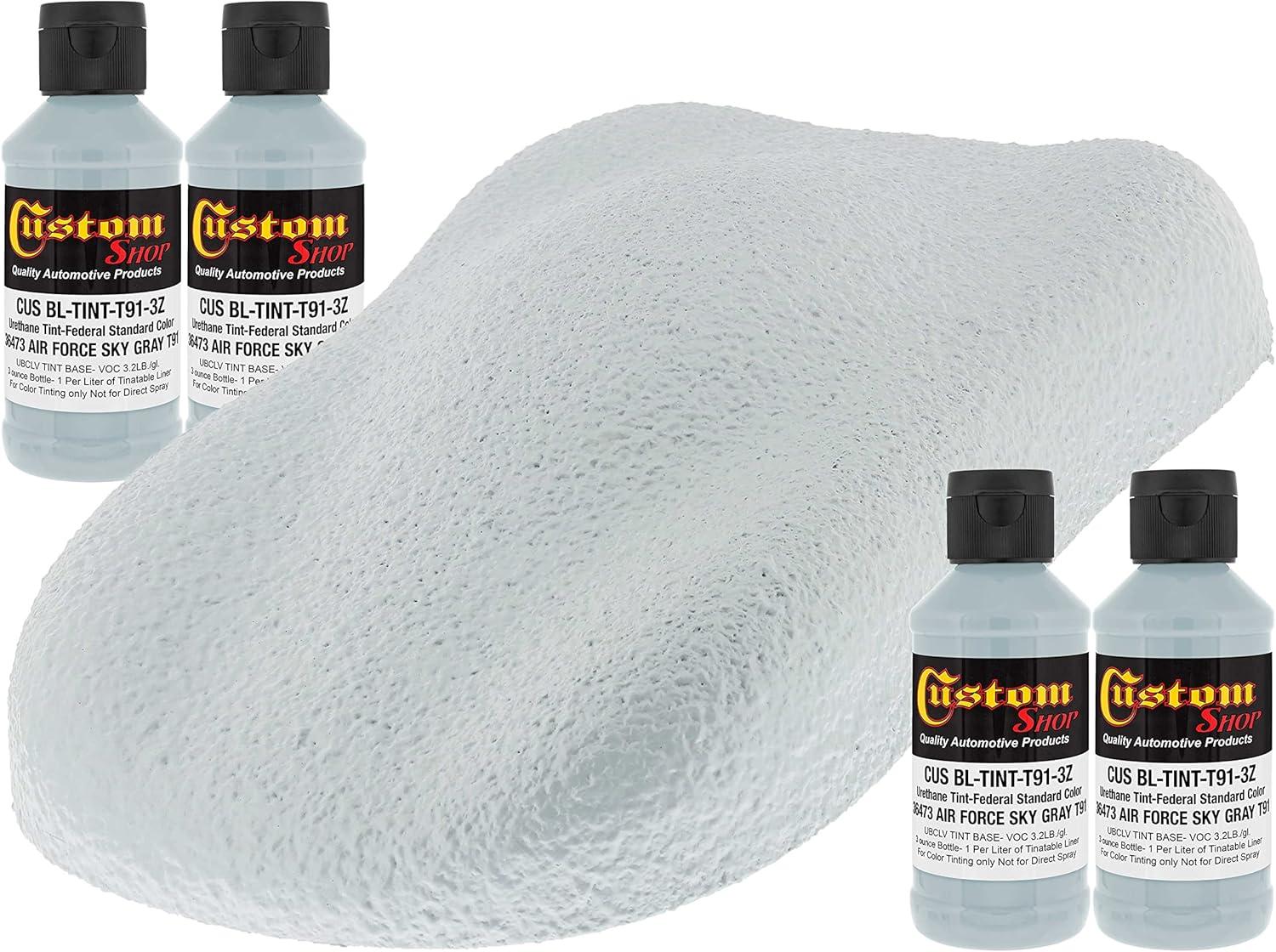 imageCustom Coat Camouflage Series 3 Ounce Olive Drab Federal Standard Color 34094 Urethane Tint Concentrate for Tinting Truck Bed Liner Coatings  Epoxy ResinAir Force Gray