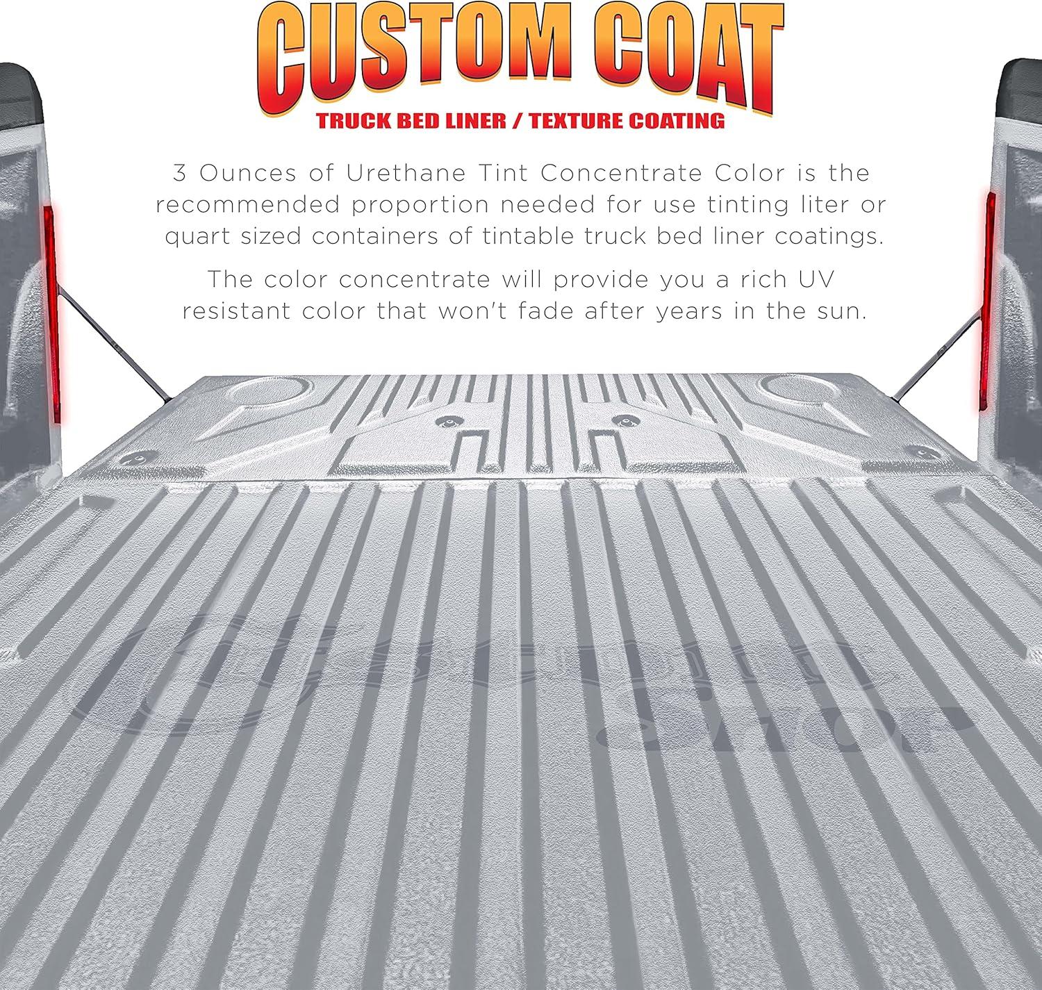 imageCustom Coat Camouflage Series 3 Ounce Olive Drab Federal Standard Color 34094 Urethane Tint Concentrate for Tinting Truck Bed Liner Coatings  Epoxy ResinAir Force Gray