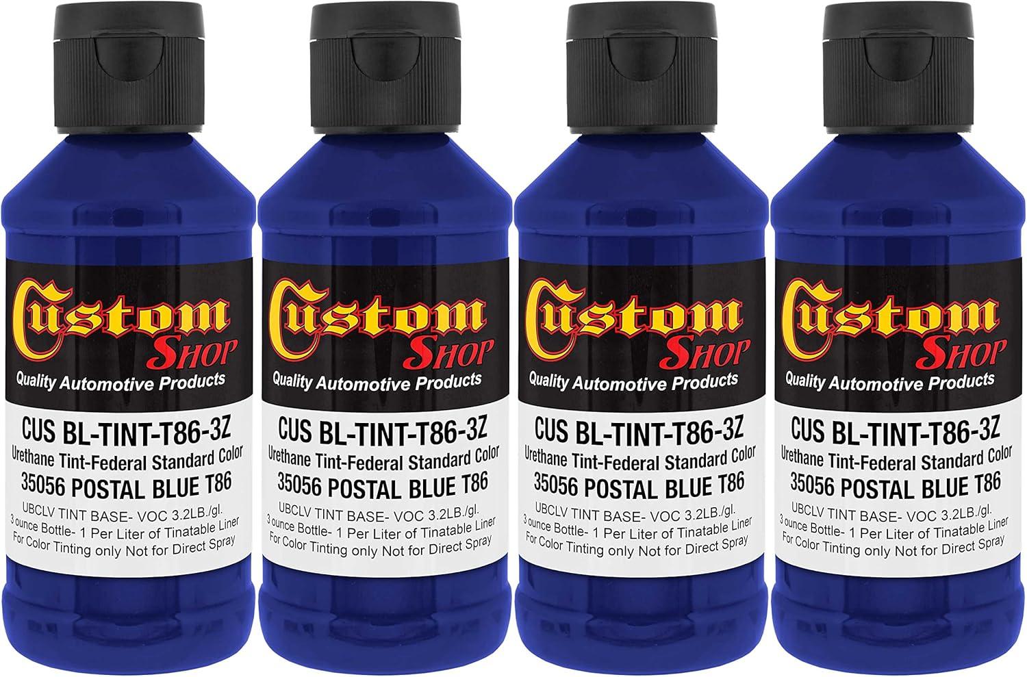 imageCustom Coat Camouflage Series 3 Ounce Olive Drab Federal Standard Color 34094 Urethane Tint Concentrate for Tinting Truck Bed Liner Coatings  Epoxy ResinUltramarine Blue