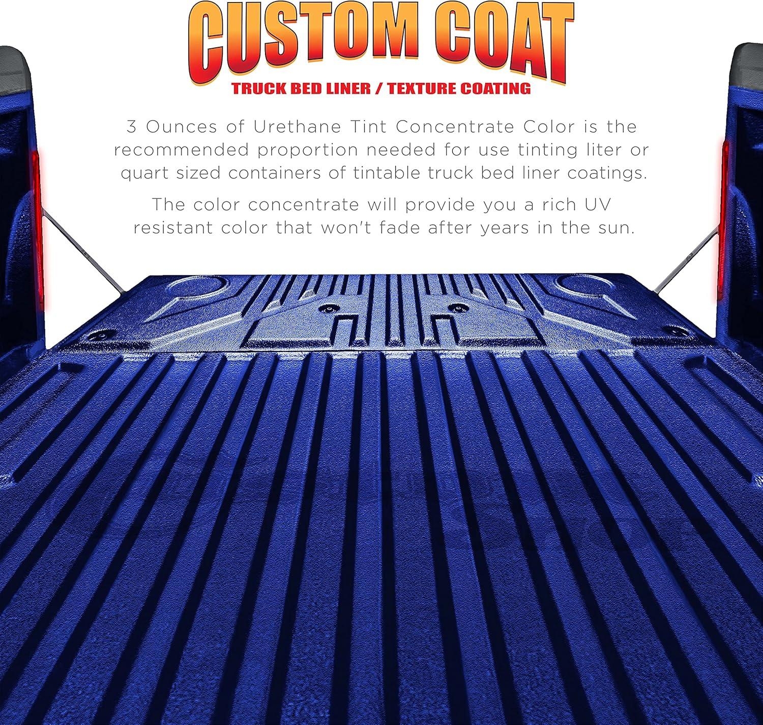 imageCustom Coat Camouflage Series 3 Ounce Olive Drab Federal Standard Color 34094 Urethane Tint Concentrate for Tinting Truck Bed Liner Coatings  Epoxy ResinUltramarine Blue