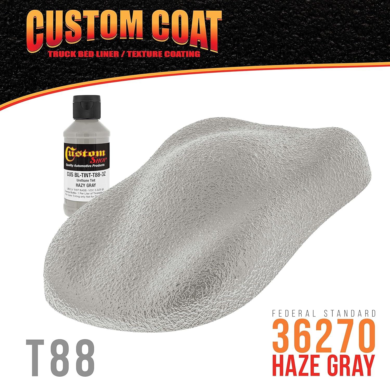 imageCustom Coat Camouflage Series 3 Ounce Olive Drab Federal Standard Color 34094 Urethane Tint Concentrate for Tinting Truck Bed Liner Coatings  Epoxy ResinHaze Gray