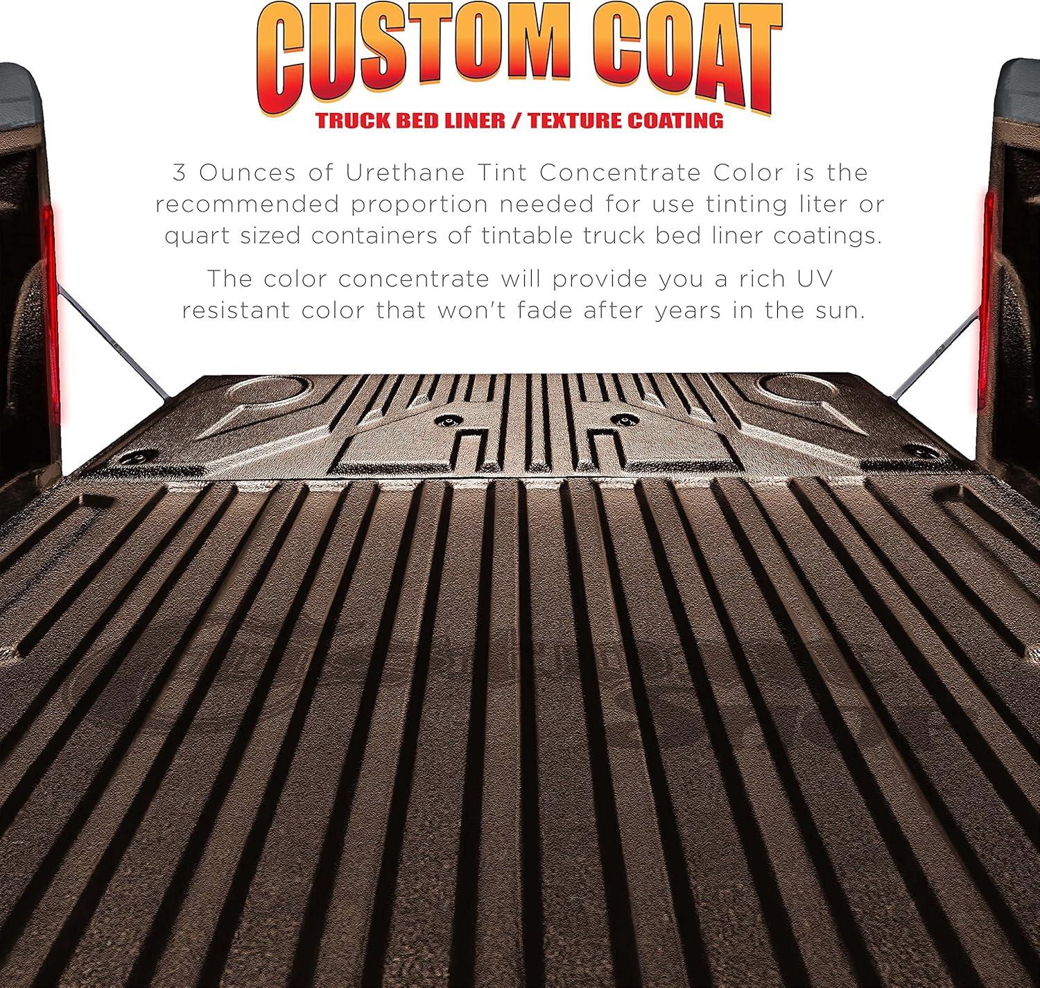 imageCustom Coat Camouflage Series 3 Ounce Olive Drab Federal Standard Color 34094 Urethane Tint Concentrate for Tinting Truck Bed Liner Coatings  Epoxy ResinCamo Brown