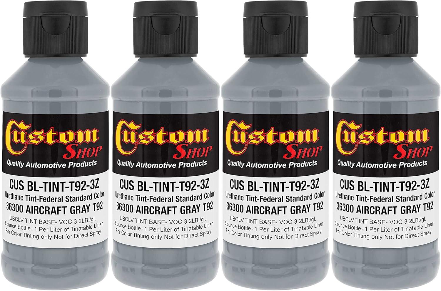 imageCustom Coat Camouflage Series 3 Ounce Olive Drab Federal Standard Color 34094 Urethane Tint Concentrate for Tinting Truck Bed Liner Coatings  Epoxy ResinAircraft Gray
