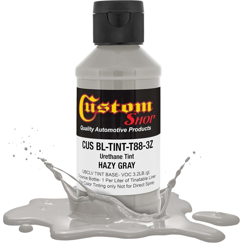 imageCustom Coat Camouflage Series 3 Ounce Olive Drab Federal Standard Color 34094 Urethane Tint Concentrate for Tinting Truck Bed Liner Coatings  Epoxy ResinHaze Gray
