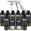 imageCUSTOM SHOP UPol Raptor Black Urethane SprayOn Truck Bed Liner 8 Quart Kit and Custom Coat Spray Gun with RegulatorBlack
