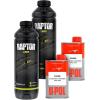 imageCUSTOM SHOP UPol Raptor Black Urethane SprayOn Truck Bed Liner 8 Quart Kit and Custom Coat Spray Gun with RegulatorBlack