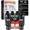 imageCUSTOM SHOP UPol Raptor Black Urethane SprayOn Truck Bed Liner 8 Quart Kit and Custom Coat Spray Gun with RegulatorTintable