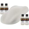 imageCustom Coat 3 Ounce GM White Color Urethane Tint Concentrate for Tinting Truck Bed Liner Coatings Pack of 4  Proportioned for Use in Most Tintable Bedliner and Epoxy ResinsBright White