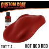 imageCustom Coat Black 1 Gallon Urethane RollOn BrushOn or SprayOn Truck Bed Liner Kit with Roller and Brush Applicator Kit  3 to 1 Mix Ratio  Durable Textured Car Auto Protective CoatingHot Rod Red