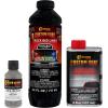 imageCustom Coat Black 1 Gallon Urethane RollOn BrushOn or SprayOn Truck Bed Liner Kit with Roller and Brush Applicator Kit  3 to 1 Mix Ratio  Durable Textured Car Auto Protective CoatingDove Gray