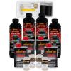 imageCustom Coat Black 1 Gallon Urethane RollOn BrushOn or SprayOn Truck Bed Liner Kit with Roller and Brush Applicator Kit  3 to 1 Mix Ratio  Durable Textured Car Auto Protective CoatingWhite