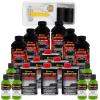 imageCustom Coat Black 1 Gallon Urethane RollOn BrushOn or SprayOn Truck Bed Liner Kit with Roller and Brush Applicator Kit  3 to 1 Mix Ratio  Durable Textured Car Auto Protective CoatingLime Green