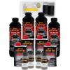 imageCustom Coat Black 1 Gallon Urethane RollOn BrushOn or SprayOn Truck Bed Liner Kit with Roller and Brush Applicator Kit  3 to 1 Mix Ratio  Durable Textured Car Auto Protective CoatingDove Gray