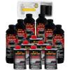 imageCustom Coat Black 1 Gallon Urethane RollOn BrushOn or SprayOn Truck Bed Liner Kit with Roller and Brush Applicator Kit  3 to 1 Mix Ratio  Durable Textured Car Auto Protective CoatingTintable