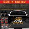 imageCustom Coat Black 1 Gallon Urethane RollOn BrushOn or SprayOn Truck Bed Liner Kit with Roller and Brush Applicator Kit  3 to 1 Mix Ratio  Durable Textured Car Auto Protective CoatingBlack