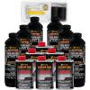 imageCustom Coat Black 1 Gallon Urethane RollOn BrushOn or SprayOn Truck Bed Liner Kit with Roller and Brush Applicator Kit  3 to 1 Mix Ratio  Durable Textured Car Auto Protective CoatingBlack