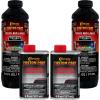 imageCustom Coat Black 1 Gallon Urethane RollOn BrushOn or SprayOn Truck Bed Liner Kit with Roller and Brush Applicator Kit  3 to 1 Mix Ratio  Durable Textured Car Auto Protective CoatingTintable