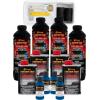 imageCustom Coat Black 1 Gallon Urethane RollOn BrushOn or SprayOn Truck Bed Liner Kit with Roller and Brush Applicator Kit  3 to 1 Mix Ratio  Durable Textured Car Auto Protective CoatingSafety Blue