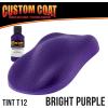 imageCustom Coat Black 1 Gallon Urethane RollOn BrushOn or SprayOn Truck Bed Liner Kit with Roller and Brush Applicator Kit  3 to 1 Mix Ratio  Durable Textured Car Auto Protective CoatingBright Purple