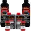 imageCustom Coat Black 1 Gallon Urethane RollOn BrushOn or SprayOn Truck Bed Liner Kit with Roller and Brush Applicator Kit  3 to 1 Mix Ratio  Durable Textured Car Auto Protective CoatingHot Rod Red