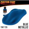 imageCustom Coat Blue Metallic 1 Gallon Urethane RollOn BrushOn or SprayOn Truck Bed Liner Kit with Roller and Brush Applicator Kit  Easy Mixing Shake Shoot  Textured Car Auto Protective Coating