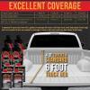 imageCustom Coat Bright White 1 Gallon Urethane RollOn BrushOn or SprayOn Truck Bed Liner Kit with Roller and Brush Applicator Kit  Easy Mixing Shake Shoot  Textured Car Auto Protective Coating