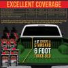 imageCustom Coat Emerald Green 2 Gallon 8 Quart Urethane SprayOn Truck Bed Liner Kit with Spray Gun and Regulator  Easy Mixing Shake Shoot  Textured Protective Coating Prevent Rust  Car Auto