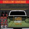 imageCustom Coat Federal Standard Color  34128 Woodland Green T72 Urethane RollOn BrushOn or SprayOn Truck Bed Liner 2 Gallon Kit with Roller Applicator Kit  Textured Car Auto Protective Coating