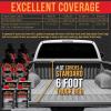 imageCustom Coat Mesa Gray 15 Gallon 6 Quart Urethane RollOn BrushOn or SprayOn Truck Bed Liner Kit with Roller and Brush Applicator Kit  Easy Mixing  Textured Car Auto Protective Coating