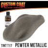 imageCustom Coat Pewter Metallic 2 Quart 12 Gallon Urethane SprayOn Truck Bed Liner Kit  Easy Mixing Just Shake Shoot  Durable Textured Protective Coating Prevent Stop Rust  Car Auto Equipment
