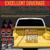 imageCustom Coat Safety Yellow 2 Gallon Urethane RollOn BrushOn or SprayOn Truck Bed Liner Kit with Roller and Brush Applicator Kit  Easy Mixing  Durable Textured Car Auto Protective Coating