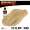 imageCustom Coat Shoreline Beige 1 Gallon Urethane RollOn BrushOn or SprayOn Truck Bed Liner Kit with Roller and Brush Applicator Kit  Easy Mixing Shake Shoot  Textured Car Auto Protective Coating