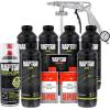 imageCustom Shop 6 Quart Kit  Black Urethane SprayOn Truck Bed Liner Kit with Custom Coat Spray Gun with Regulator Bonus Can of Aerosol Bedliner
