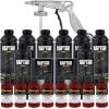 imageCustom Shop Blood Red Urethane SprayOn Truck Bed Liner Kit and Custom Coat Spray Gun with Regulator 8 Liters
