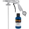 imageCustom Shop Blue Metallic Urethane SprayOn Truck Bed Liner Kit and Custom Coat Spray Gun with Regulator 6 Liters