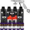 imageCustom Shop Bright Purple Urethane SprayOn Truck Bed Liner Kit and Custom Coat Spray Gun with Regulator 6 Liters