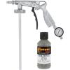 imageCustom Shop Dove Gray Urethane SprayOn Truck Bed Liner Kit and Custom Coat Spray Gun with Regulator 6 Liters