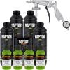 imageCustom Shop Lime Green Urethane SprayOn Truck Bed Liner Kit and Custom Coat Spray Gun with Regulator 4 Liters