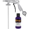 imageCustom Shop Raptor Bright Purple Urethane SprayOn Truck Bed Liner Kit and Custom Coat Spray Gun with Regulator 4 Liters