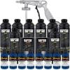 imageCustom Shop Raptor Reflex Blue Urethane SprayOn Truck Bed Liner Kit and Custom Coat Spray Gun with Regulator 8 Liters