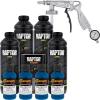 imageCustom Shop Safety Blue Urethane SprayOn Truck Bed Liner Kit and Custom Coat Spray Gun with Regulator 4 Liters