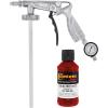 imageUPOL Raptor Hot Rod Red Urethane SprayOn Truck Bed Liner Kit with Custom Coat Spray Gun with Regulator 8 Liters